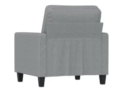 Sillón de tela gris claro 60 cm
