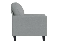 Sillón de tela gris claro 60 cm