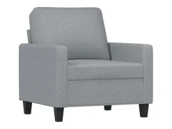 Sillón de tela gris claro 60 cm