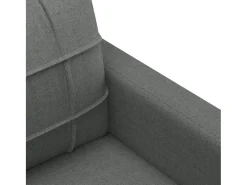 Sillón de tela gris oscuro 60 cm