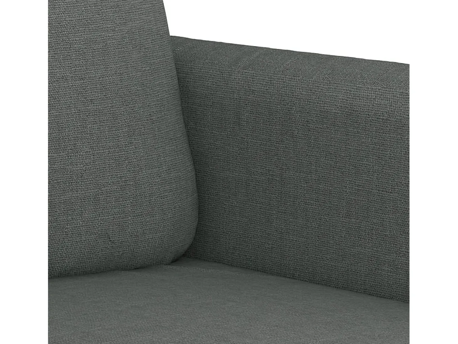 Sillón de tela gris oscuro 60 cm