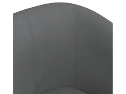 Sillón de tela gris oscuro
