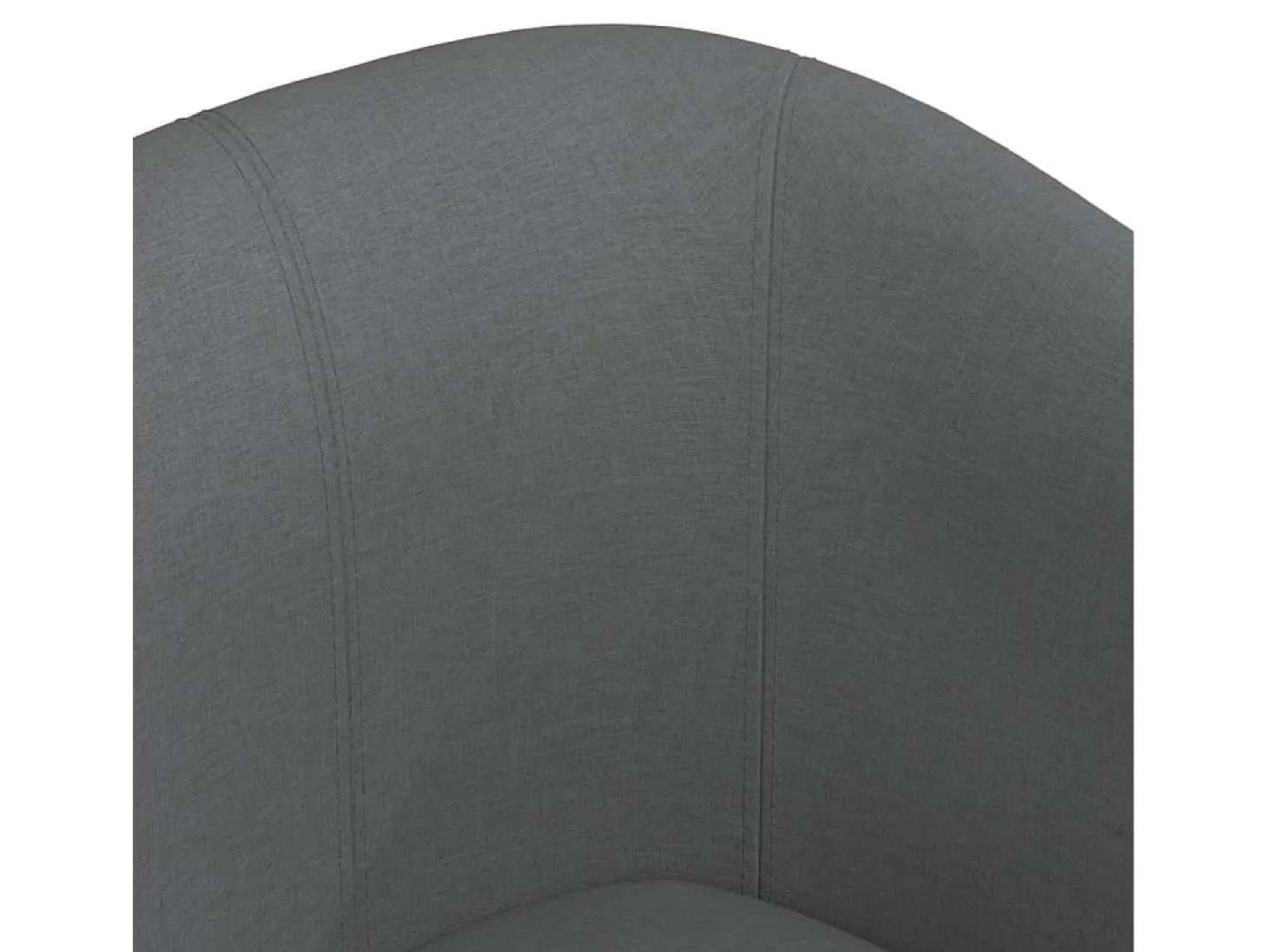 Sillón de tela gris oscuro