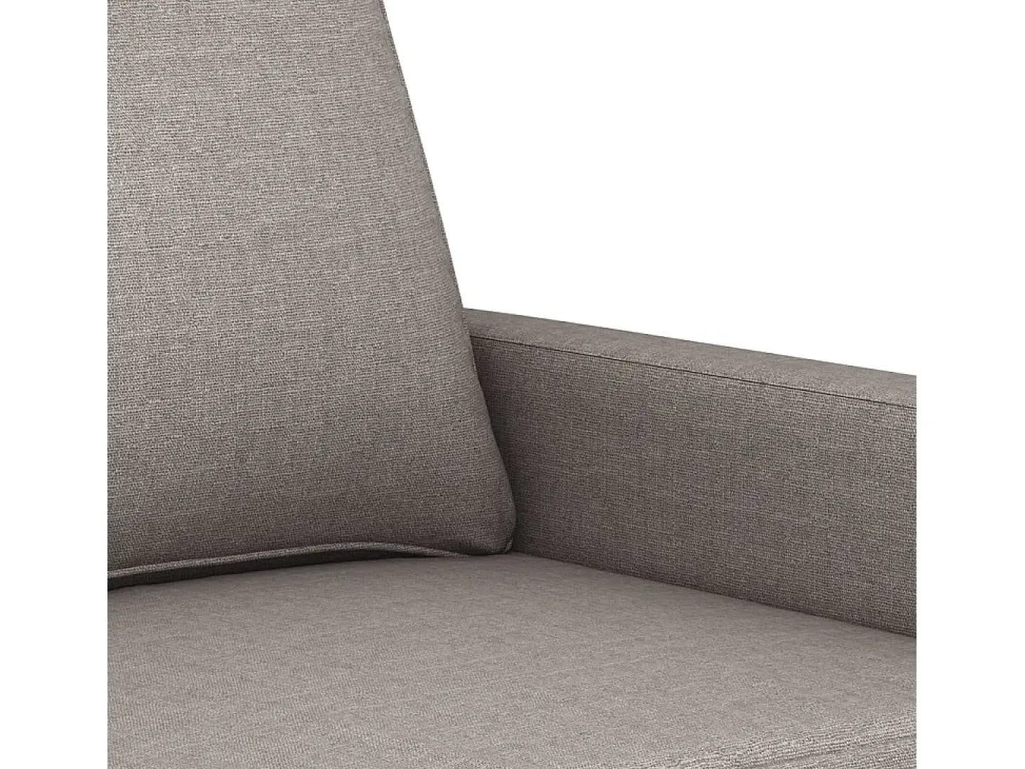 Sillón de tela gris taupé 60 cm