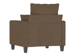 Sillón de tela marrón 60 cm