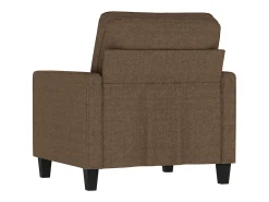 Sillón de tela marrón 60 cm