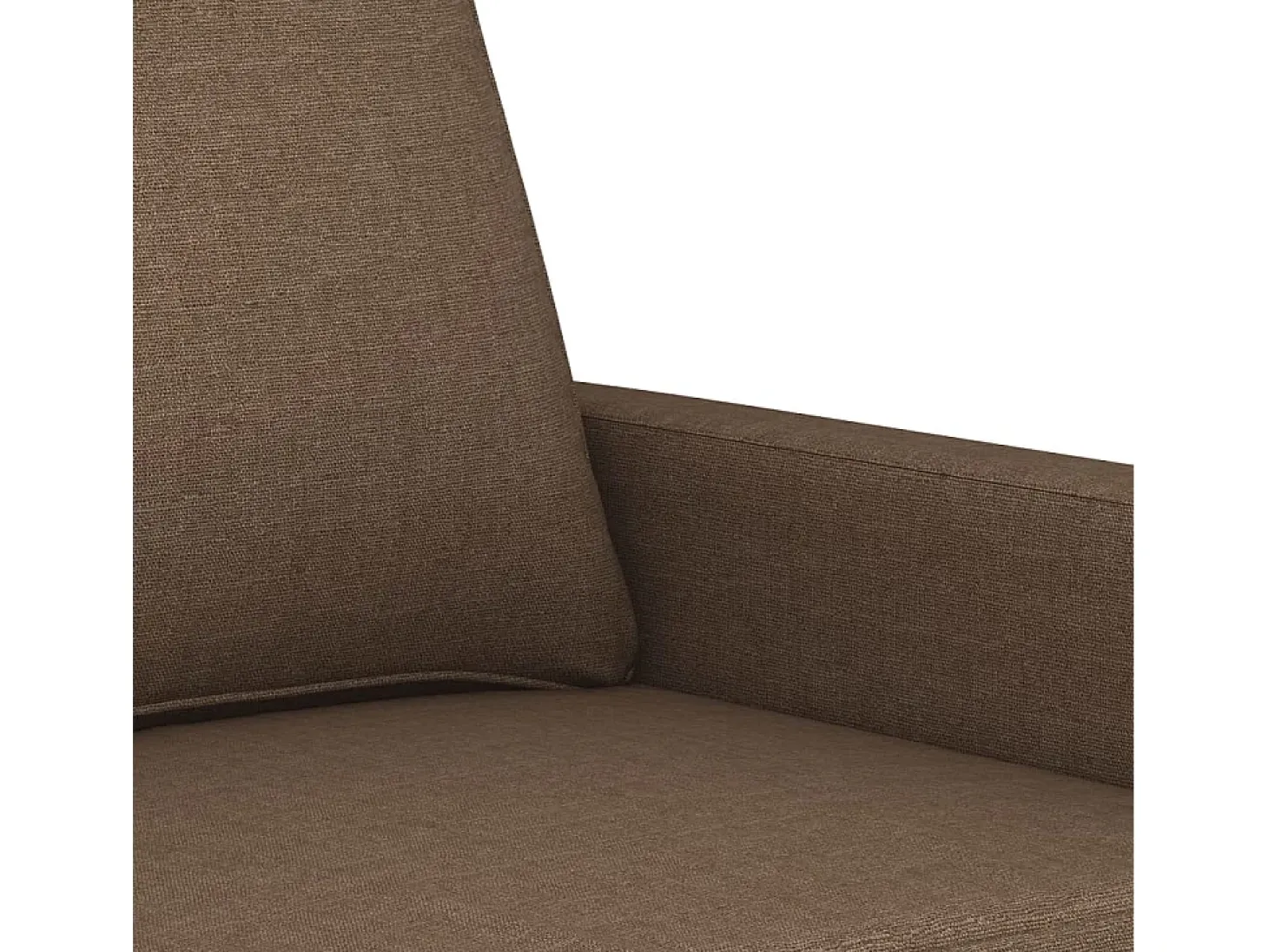 Sillón de tela marrón 60 cm
