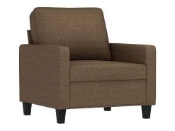 Sillón de tela marrón 60 cm