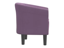 Sillón de tela morado