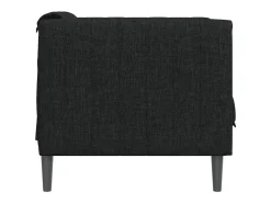 Sillón de tela negro