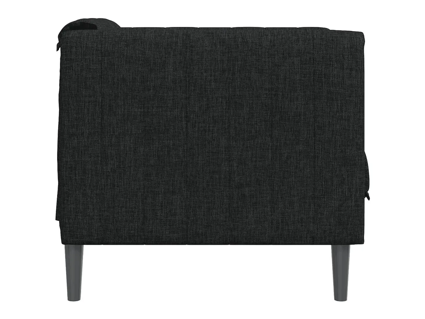 Sillón de tela negro