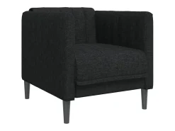 Sillón de tela negro
