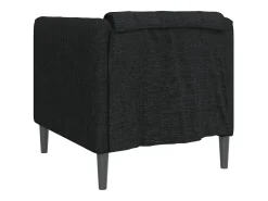 Sillón de tela negro