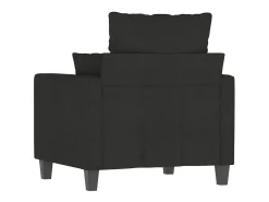Sillón de tela negro 60 cm
