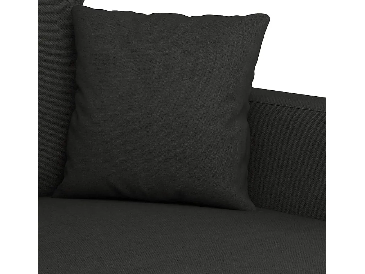 Sillón de tela negro 60 cm