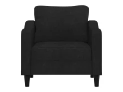 Sillón de tela negro 60 cm