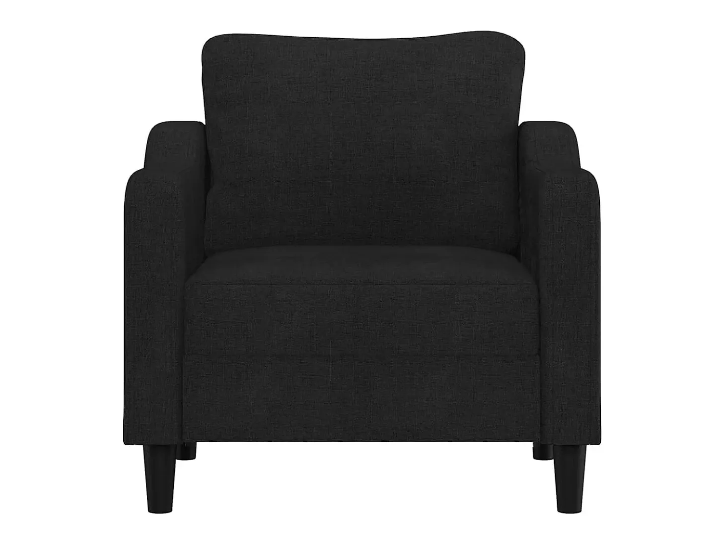 Sillón de tela negro 60 cm