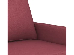Sillón de tela rojo tinto 60 cm