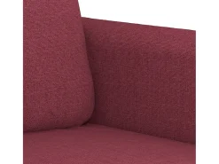 Sillón de tela rojo tinto 60 cm
