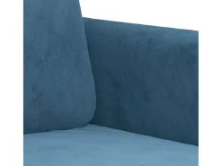 Sillón de terciopelo azul 60 cm