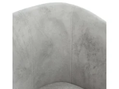 Sillón de terciopelo gris claro