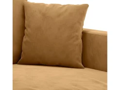 Sillón de terciopelo marrón 60 cm