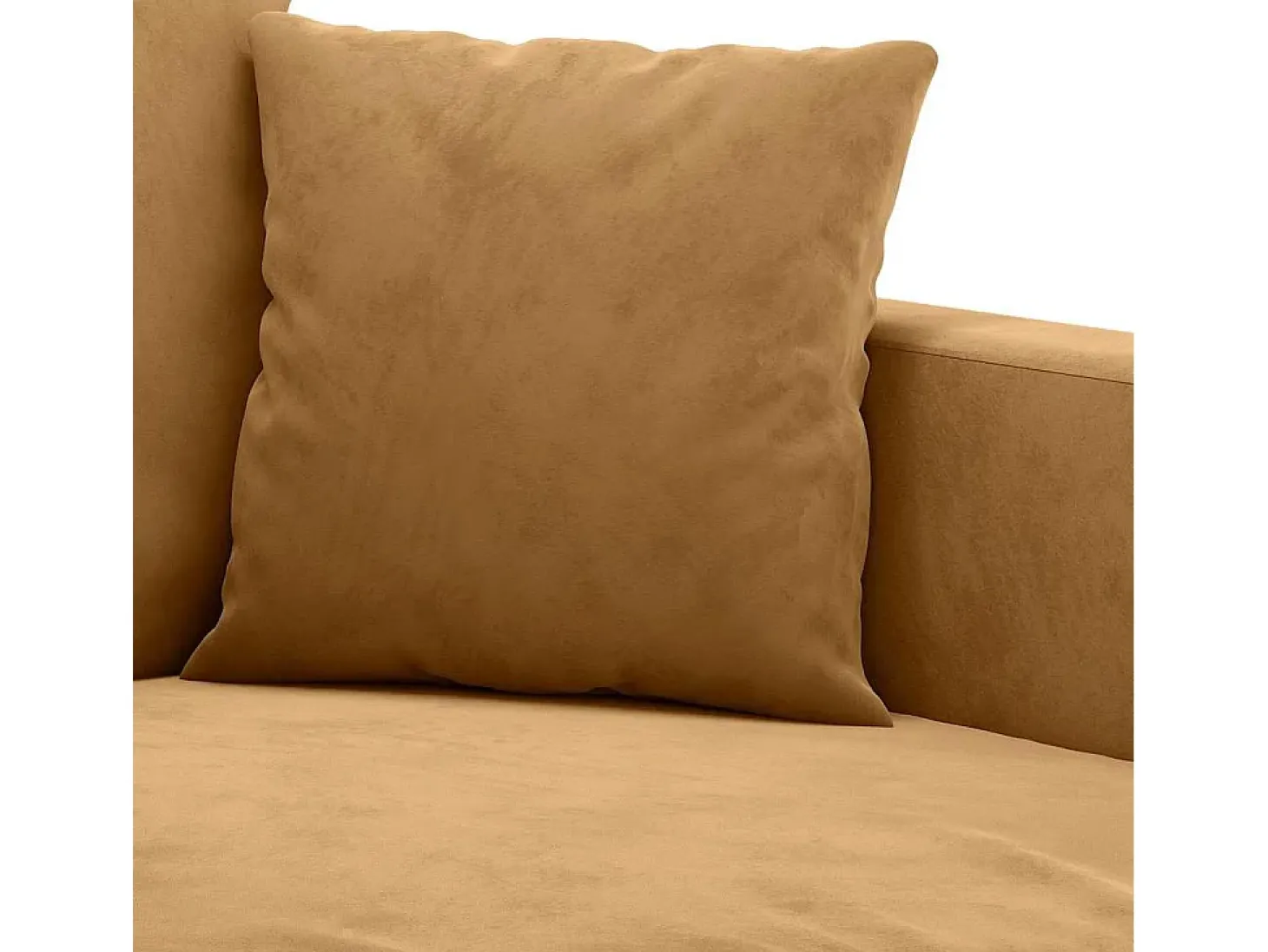 Sillón de terciopelo marrón 60 cm