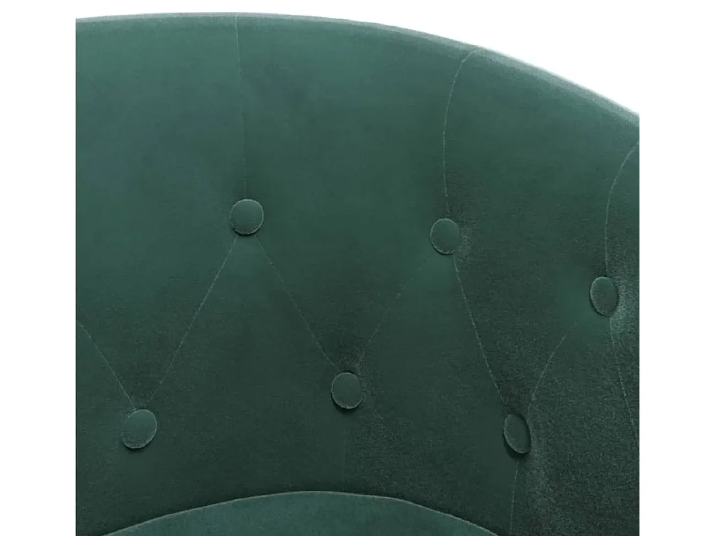 Sillón de terciopelo verde oscuro