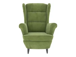 Sillón de terciopelo verde claro
