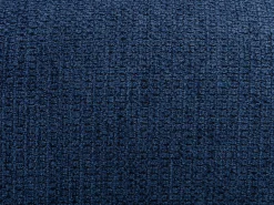 Sillón giratorio de tela texturizada color azul POZETI