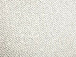 Sillón giratorio de tela texturizada color beige VOLABO