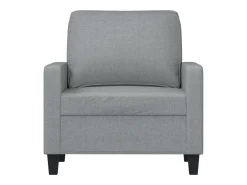 Sillón Gris Claro 60 cm Tela