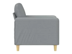 Sillón Gris Claro 60 cm Tela