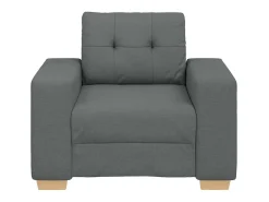 Sillón Gris Oscuro 60 cm Tela