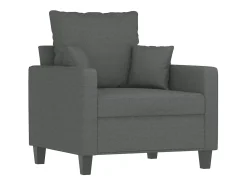 Sillón Gris Oscuro 60 cm Tela