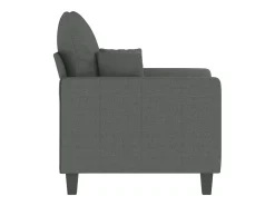 Sillón Gris Oscuro 60 cm Tela