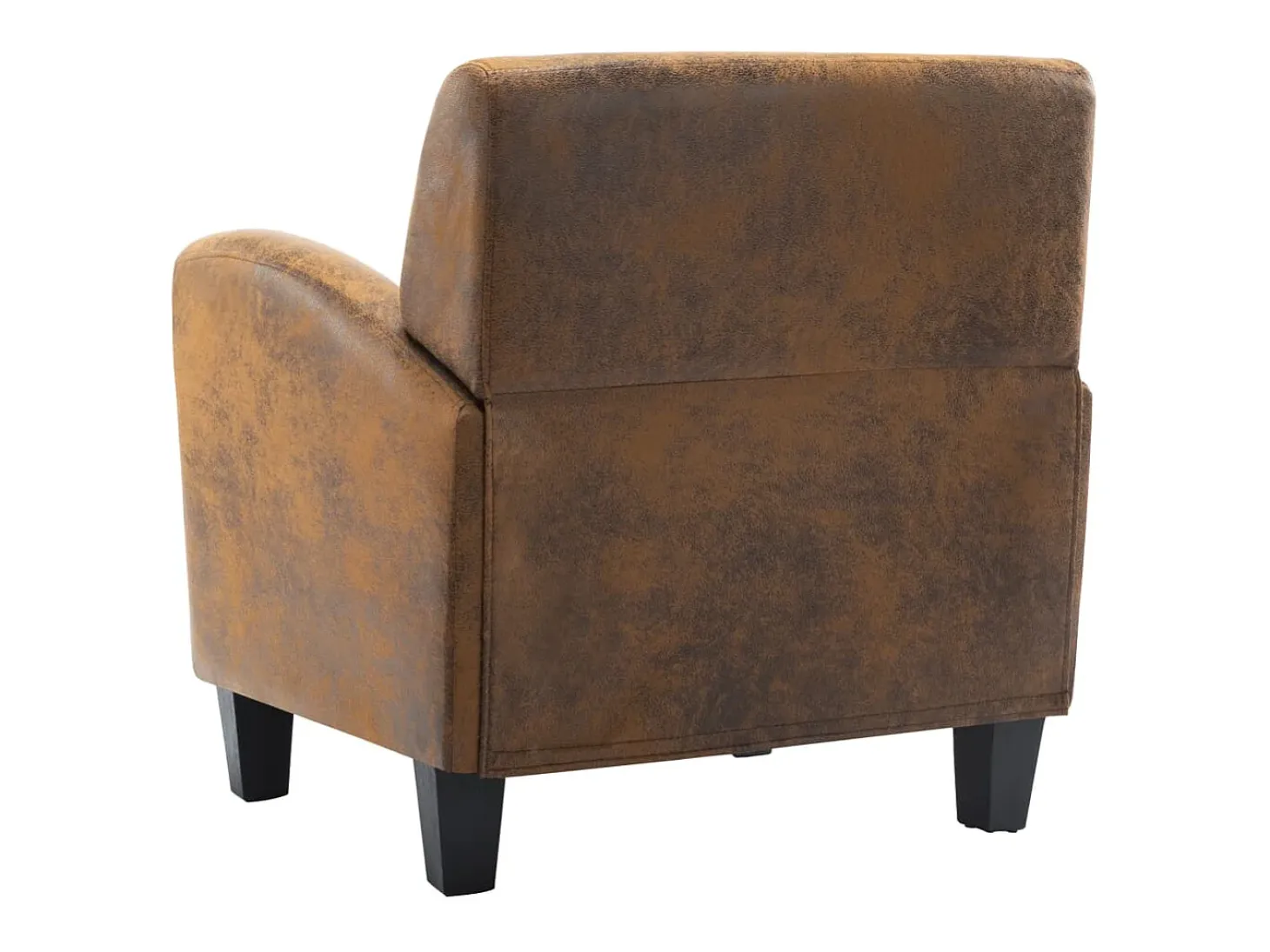 Sillón marrón 70x69x72 cm piel sintética