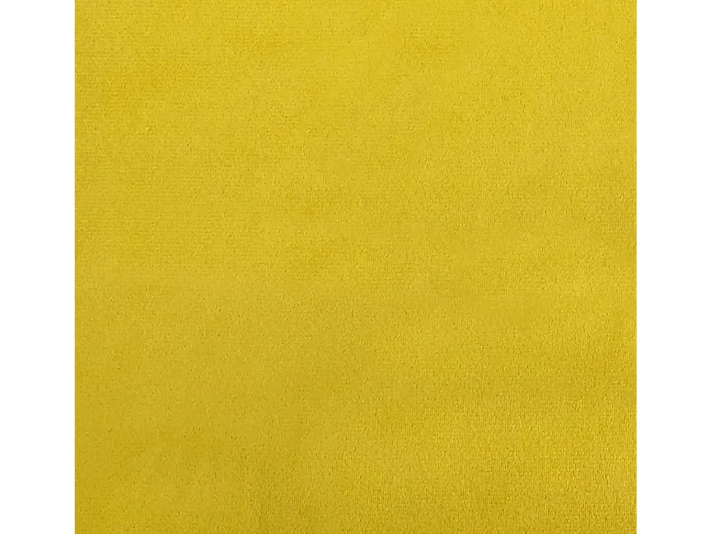 Sillón orejero con taburete terciopelo amarillo mostaza