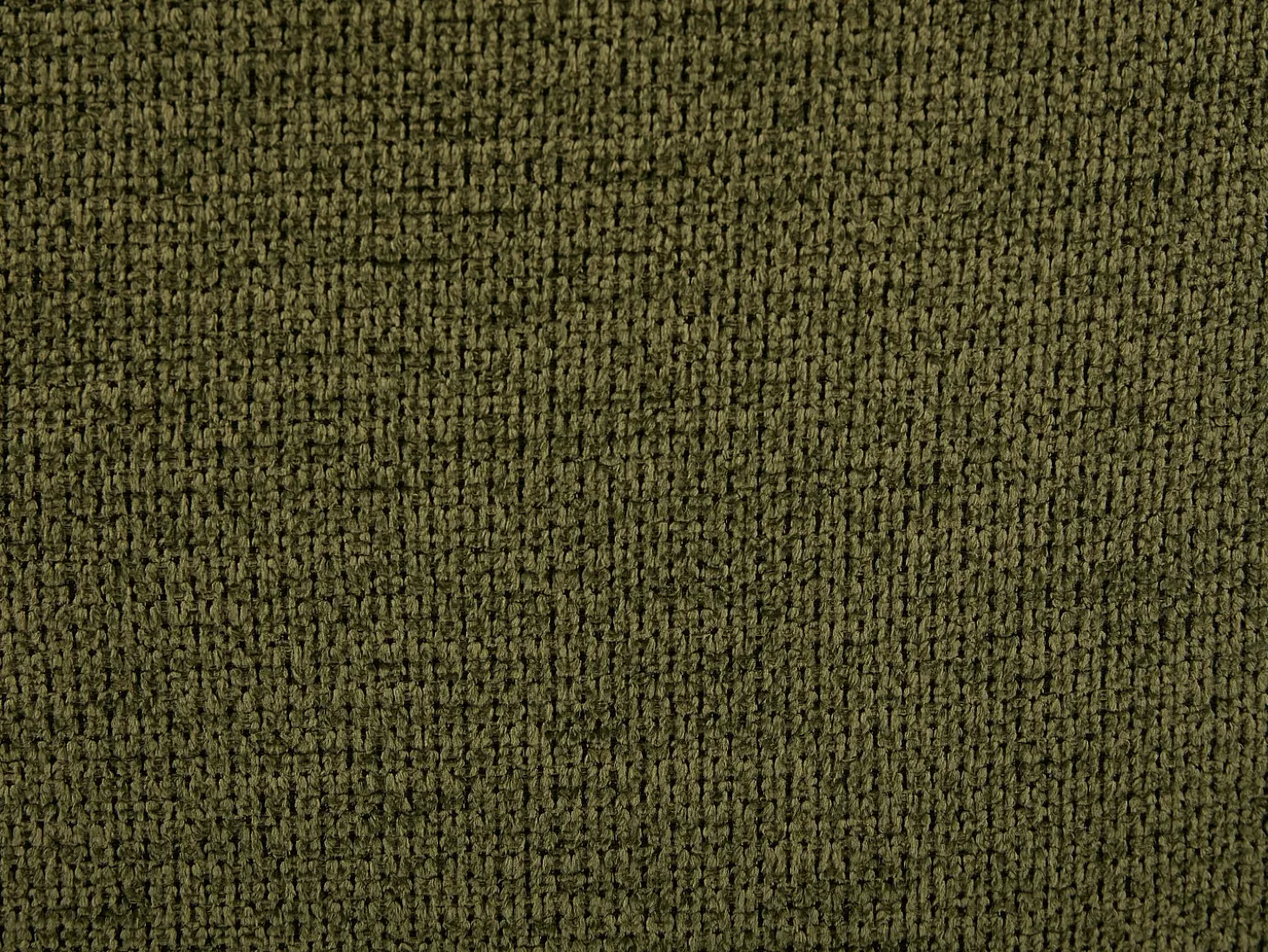 Sillón pivotante de tela jaspeado color verde SELENDO