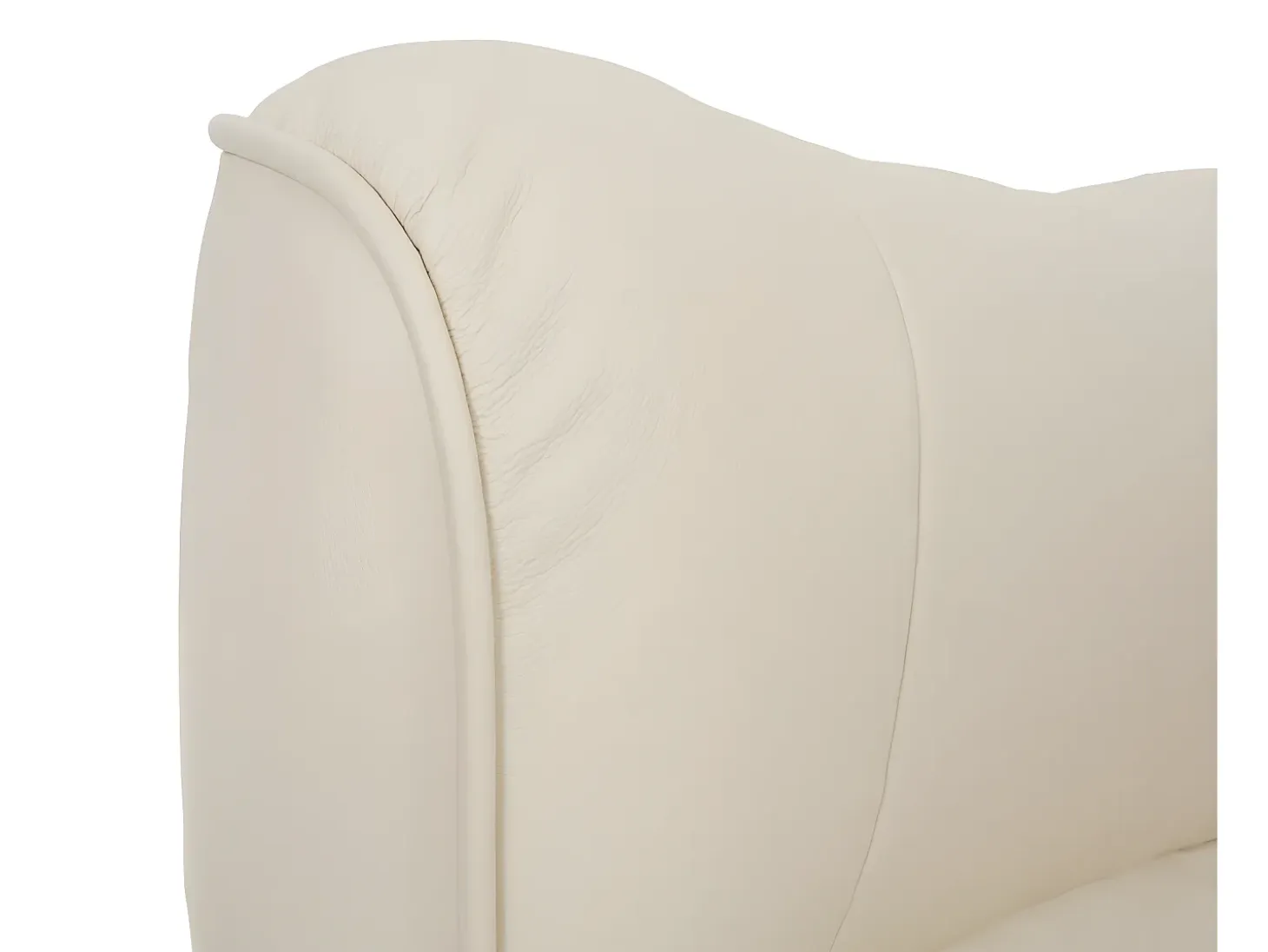 Sillón reclinable Edmonton con taburete, crema, color miel