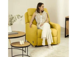 Sillón Relax One Fabric Amarillo - Nalui