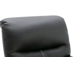Sillón relax de piel sintética negra 5 niveles de inclinación CANBY