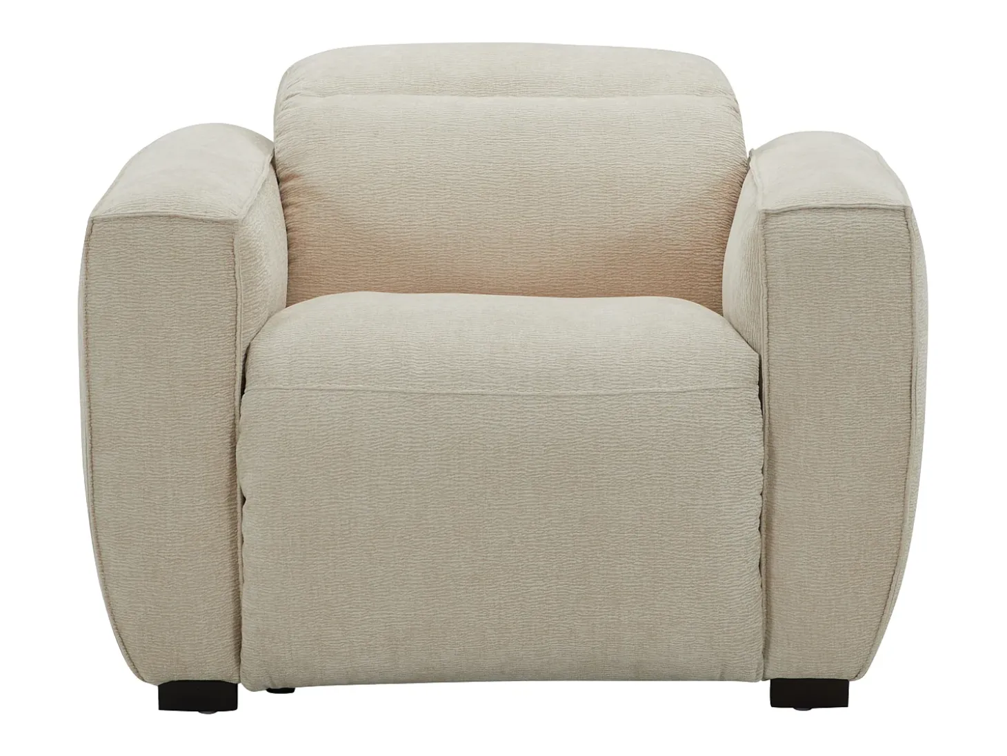 Sillón relax eléctrico de tela color beige LAGUNDI