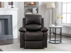 Sillón Relax Función Auto-Ayuda, Reclinación Eléctrica, Masaje Y Termoterapia, Chocolate