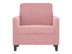 Sillón Rosa 60 cm Terciopelo