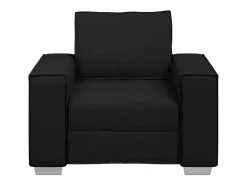 Sillón sofá negro 99 x 78 x 84 cm Piel artificial