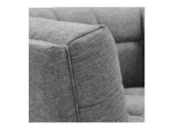 Sillón tapizado en tela gris - Carmen
