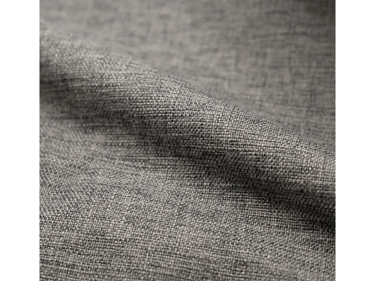 Sillón tapizado en tela gris - Carmen