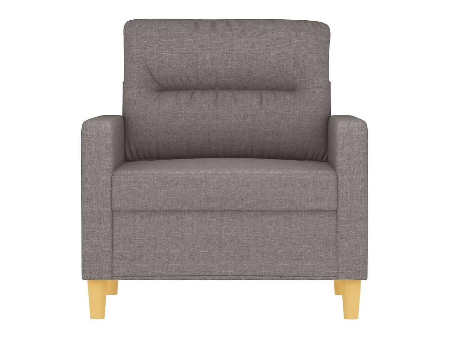 Sillón Taupe 60 cm Tela