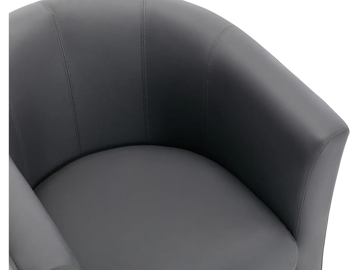 Sillón y chaise longe en imitación gris estilo clásico intemporal JOVANA